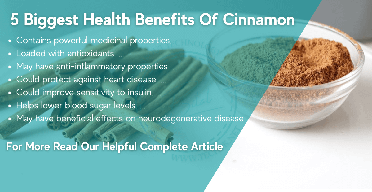 5 Biggest Health Benefits Of Cinnamon